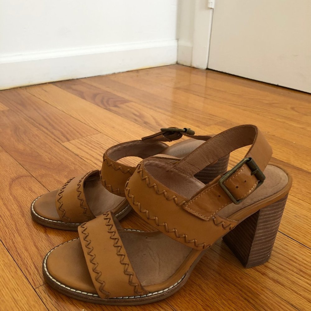 Madewell Strappy Summer Heels Size 8